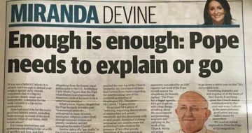 Australia’s Daily Telegraph: Pope Must Answer Viganò’s Claims or ‘Resign’
