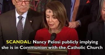 Citing Her Catholic Faith, Pelosi Stumps for Totalitarian Green New Deal