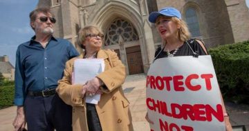 Protesters Demand Diocese of Rockville Centre Release List of Accused Priests
