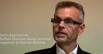 WATCH: Buffalo Abuse Survivor Calls for Boycott and Bishop Malone's Resignation