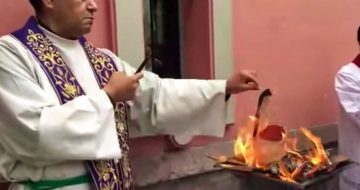 WATCH: Catholic Priest Burns ‘Satanic’ Pachamama Effigy in Reparation for Idolatry at Vatican