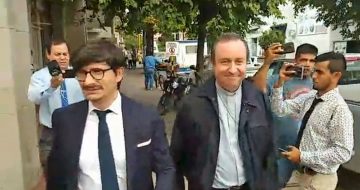 WATCH: Bishop Befriended by Pope Francis Appears in Argentine Court on Sexual Abuse Allegations