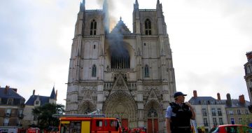 Yet ANOTHER Historical Catholic Cathedral Torched in France