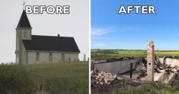 Rural Alberta Parish Destroyed by Fire