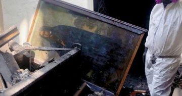 Intact Virgin Mary Painting Found In Rubble After Mission San Gabriel Fire