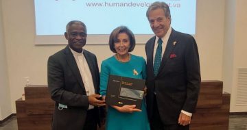 Maskless Child-Killer Nancy Pelosi Welcomed With Open Arms by Vatican