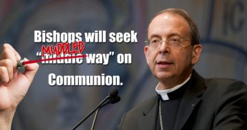 Bishops Will Seek “Middle Way” on Communion