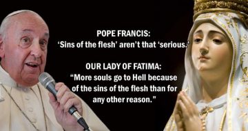 Pope Francis Says ‘Sins Of The Flesh’ Aren’t That ‘Serious’
