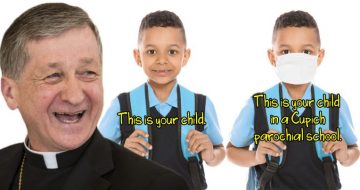 Cupich Caves On Mask Mandates For Kids