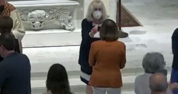 WATCH: Banned from Communion in San Francisco, Pelosi Receives Eucharist in Washington DC