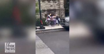 WATCH: Illegal Aliens Led From D.C. Bus to St. Peter's Catholic Church