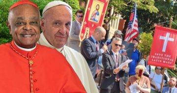 Angry Catholics March As Pope And Cardinal Try to End Latin Mass