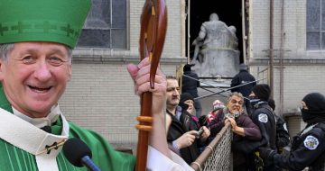 WATCH: Cupich Removes Pieta Statue from Parish While Faithful Arrested