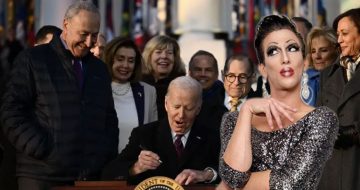 ‘Devout Catholic’ Joe Biden Signs Bill Codify Same-Sex ‘Marriage’ With Activist Drag Queen In Attendance