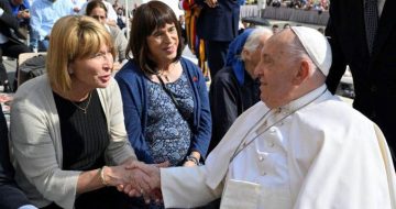 Pope Takes Time To Meet With Men Dressed-Up As Women