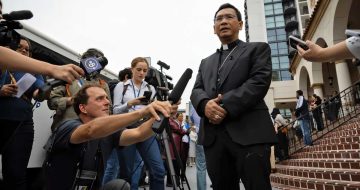 New San Diego Bishop-Elect Descends On Federal Courthouse To Oppose Deportation Of Illegal Aliens