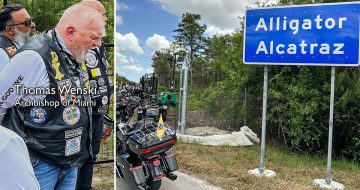 Archbishop Wenski Leads Political Stunt At Alligator Alcatraz