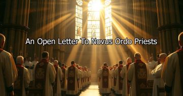 An Open Letter to Novus Ordo Priests