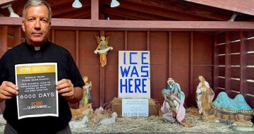 WATCH: Boston Priest 'Politicizes Christmas' With Empty Nativity Scene and ICE Enforcement Message