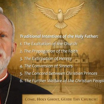 Pray for the Traditional Intentions of the Holy Father