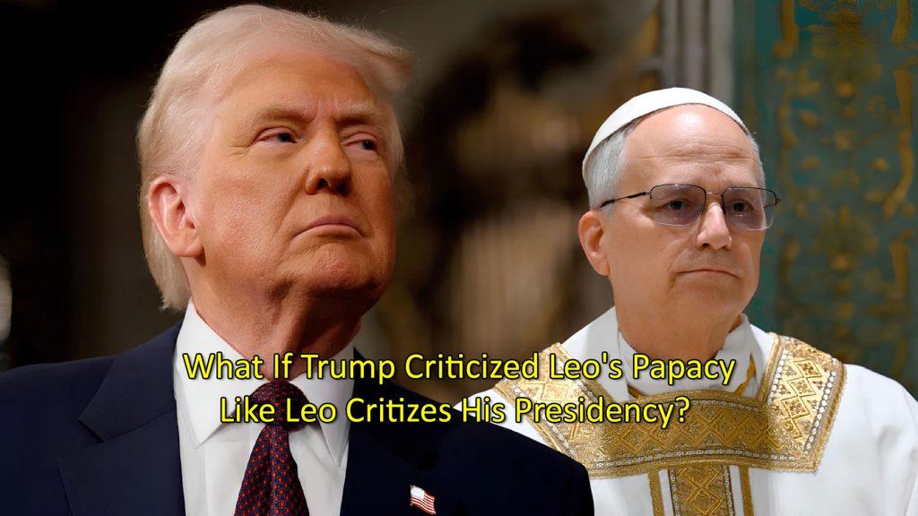 What If Trump Criticized Leo's Papacy Like Leo Critizes His Presidency?