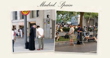 In the Absence of Confessionals, Young Priests Hear Confessions in the Streets